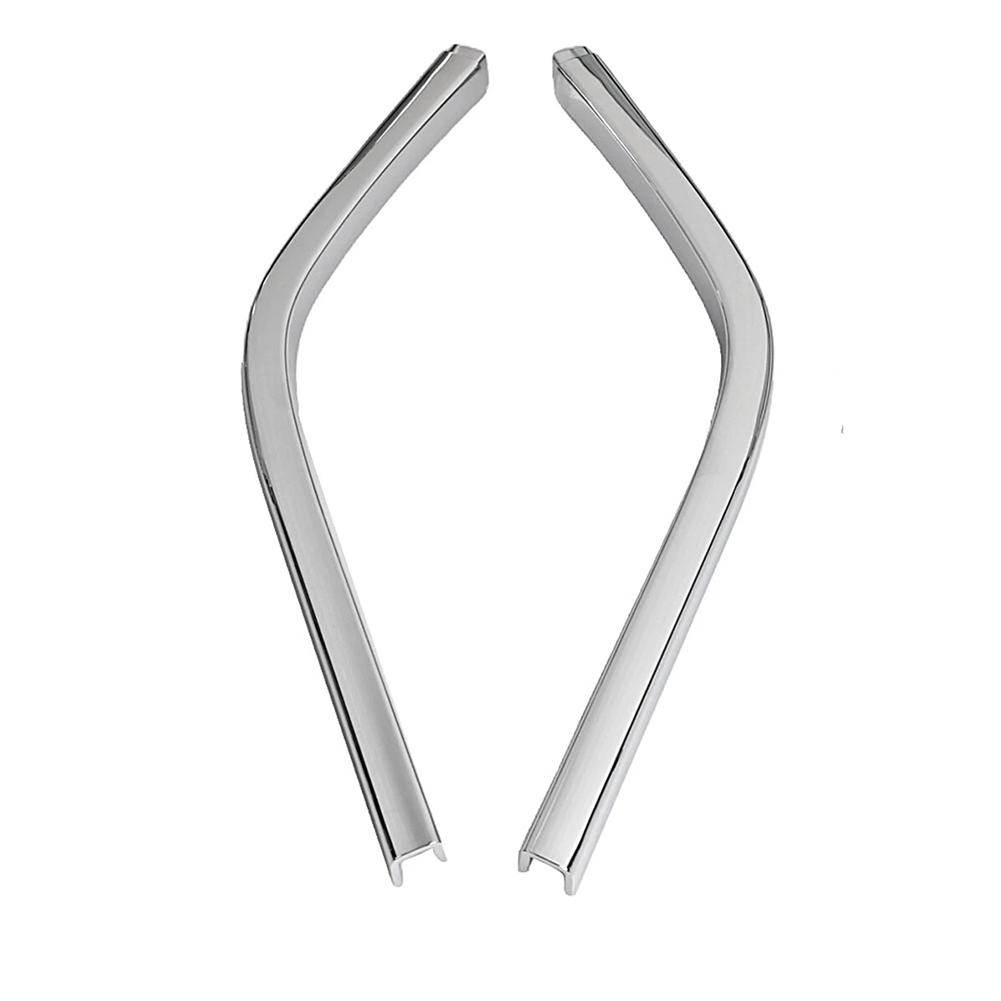 1Pair Black/Chrome Upper Fairing Trim Strips For Honda Goldwing GL1500 GL1500SE GL1500A 1988-2000 Fairing Edge Corner Cover