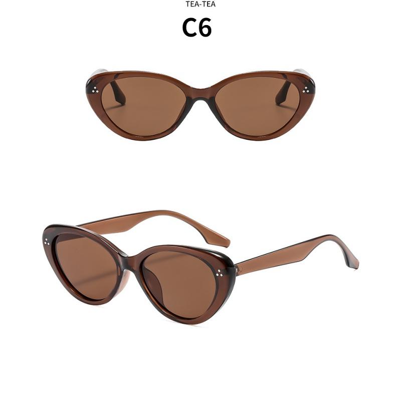 Óculos de Sol Femininos, Óculos de Sol Olho de Gato Triangulares, Óculos de Sol da Moda