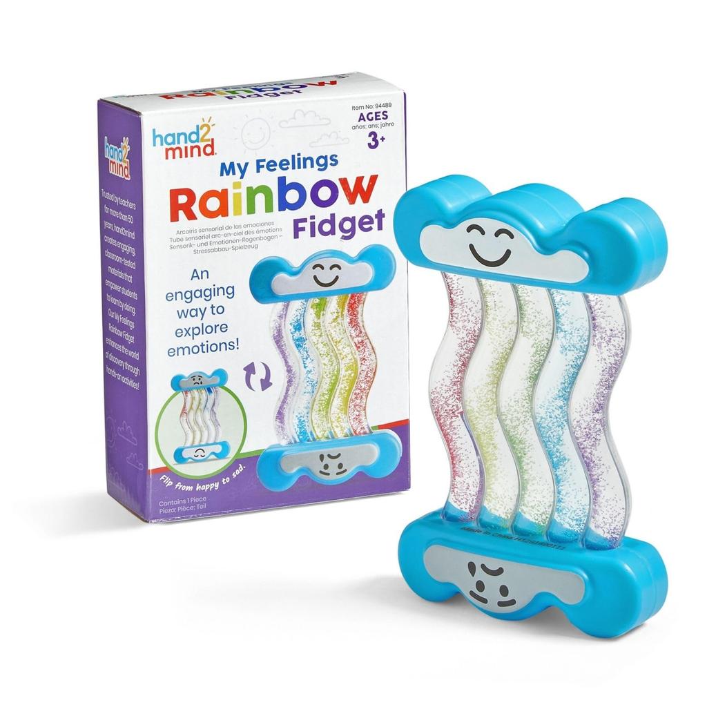 Learning Resources Rainbow Emotional Relaxation Authentic Fidget, Control, SEL, Toy, 94489,