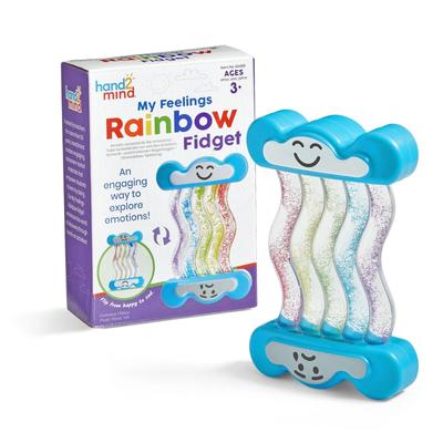 Recursos de Aprendizaje Arco Iris Fidget, Control Emocional, SEL, Juguete de Relajación, 94489, Auténtico