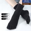 1 Pair Toe Socks Fall Winter Moisture-Wicking Breathable Arch Support Non-Slip Men Women Athletic Running Cotton Five Fingers Sock