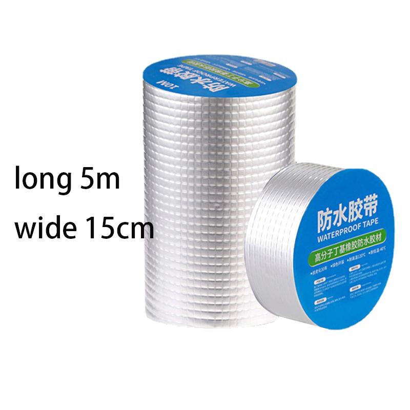 Butyl Tape Roof Repair Leak Color Steel Tile Cracks Self-Adhesive Aluminum Foil Waterproof Coil High And Low Temperature Rubber