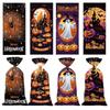 50pcs Exquisite Halloween Candy Bag Cute Drawstring Bag Snacks Candy Biscuit Bag  Trick or Treat