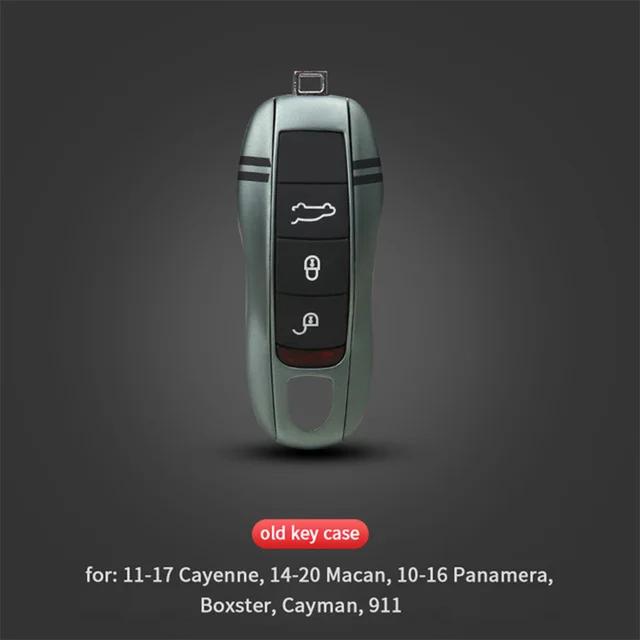 AABKQ1 For Porsche 718 Cayenne Panamera 911 Macan Key Case Key Cover Taycan Cayman Boxster Key Shell Car Accessories