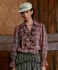 PENFIELD Gewaschene Karorüschenbluse Rot_Fr3Wr30F