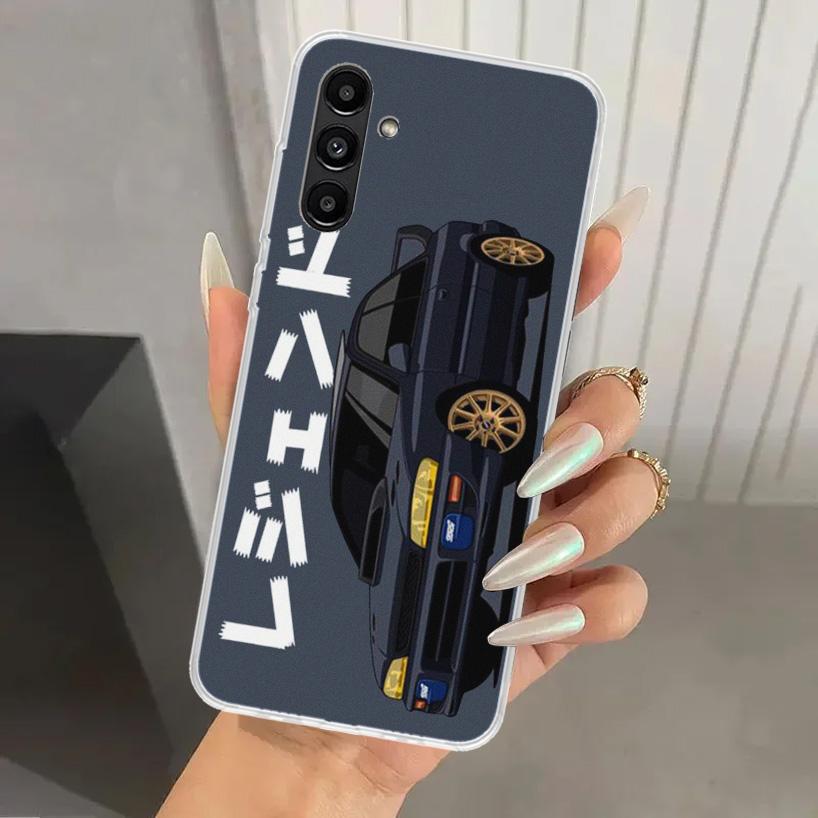JDM Tokyo Drift Sports Car Phone Case for Samsung Galaxy A17 A16 A26 A36 A56 A15 A25 A35 A55 A14 A24 A34 A54 A13 A23 A33 A53 A05