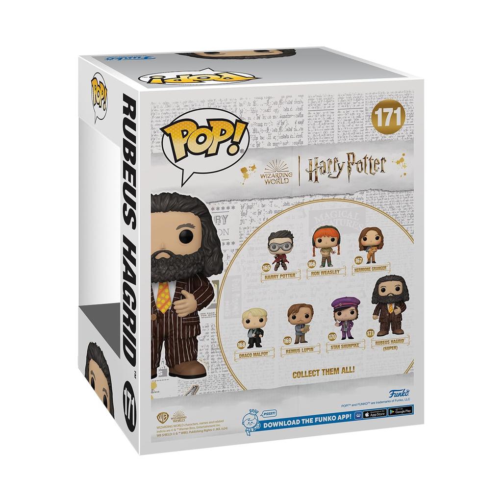 Harry Potter and the Prisoner of Azkaban Rubeus Hagrid Hagrid Animal Pelt Outfit Figure Funko Vinyl Super Harry Potter Prisoner of Azkaban Funko POP!