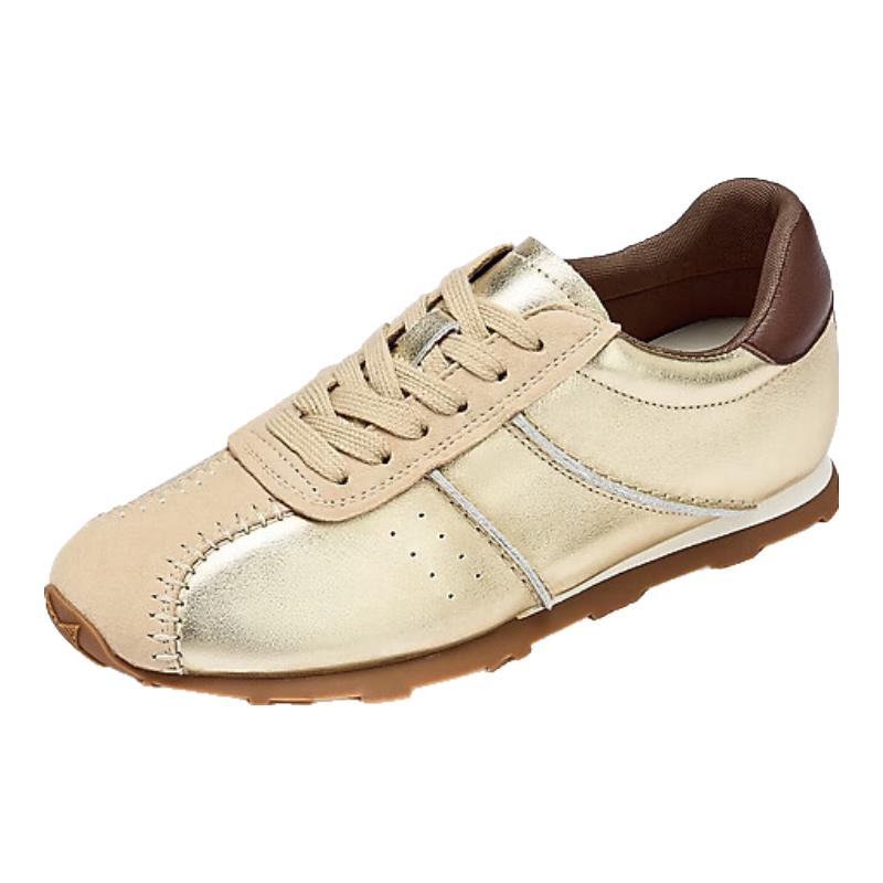 73Hours Women s Lace-Up Color-Block German Trainer Casual Shoes 39