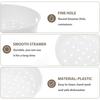 Practical Universal Electric Rice Cooker Steamer Plastic Multipurpose Steaming Basket Vegetable Basket Food