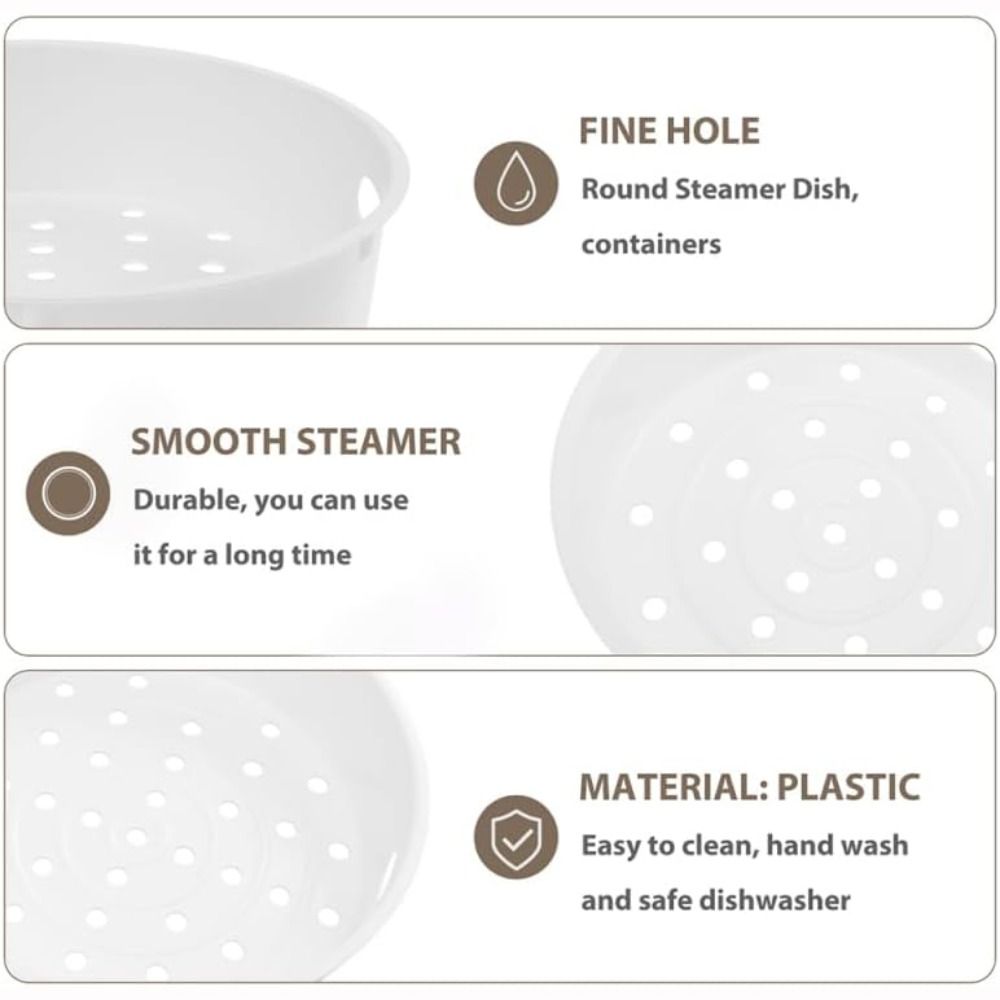 Practical Universal Electric Rice Cooker Steamer Plastic Multipurpose Steaming Basket Vegetable Basket Food
