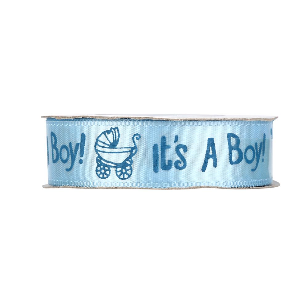 10 Yards Its A Boy Girl Baby Shower Ribbon Grosgrain Ribbon Gift Belt Decor