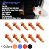10Pcs CNC Body Screws Fairing Tapping Screw Bolts Kit For KTM SX XCF EXC EXCF SXF XC XCW TPI Six Days 125CC-530cc 2004-2022 2021