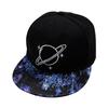 Space Satellite Embroidery Baseball Cap Cap Cap Sun Hat Outdoor Sports Hat Star Flat Edge Hat