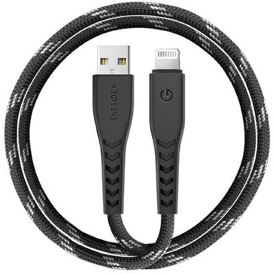 Kabel USB Do Lightning ENERGEA 1.5m Szybkie Ładowanie Czarny