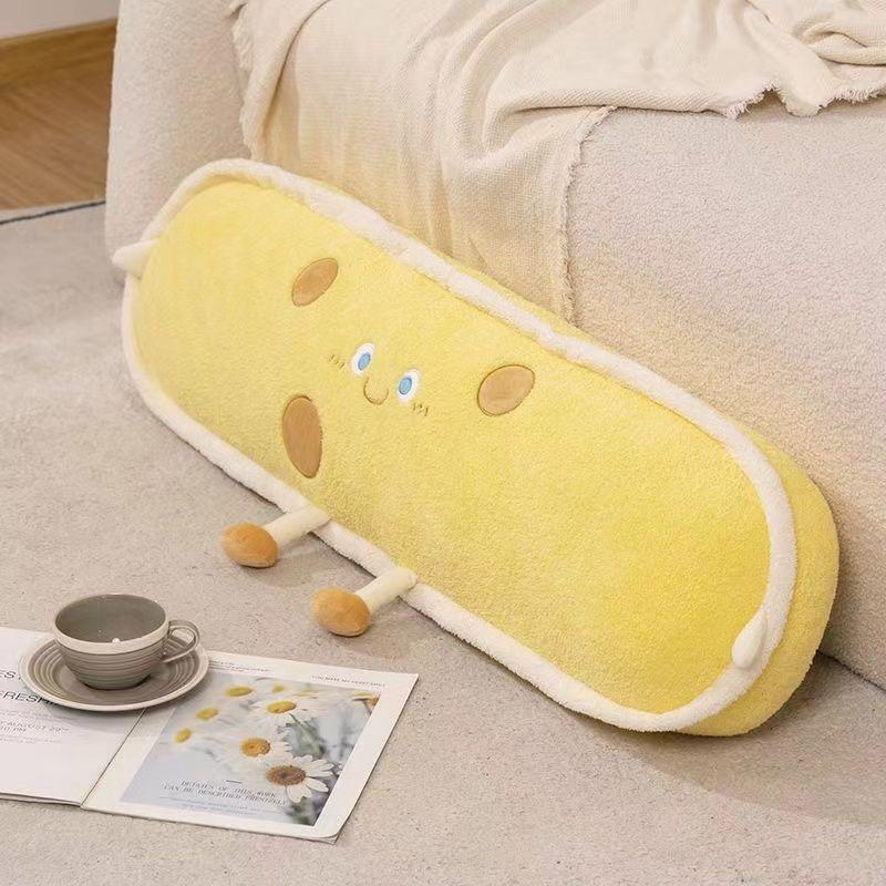 Adorable Cheese Body Pillow for Girls - Side Sleeper, Leg-Clamp, Bed Rest & Back Support
