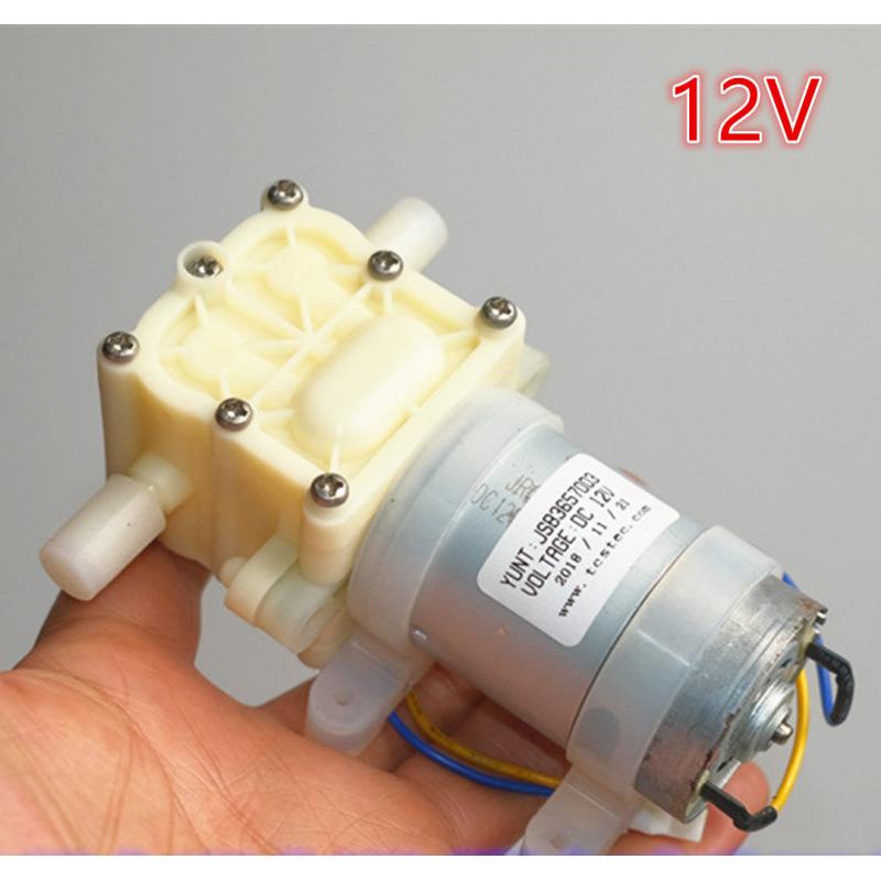 Dual Diaphragm Self-Priming Booster Pump for RO Membrane & Water Cooling, 24V & 12V Multi-Port Drinking Fountain System