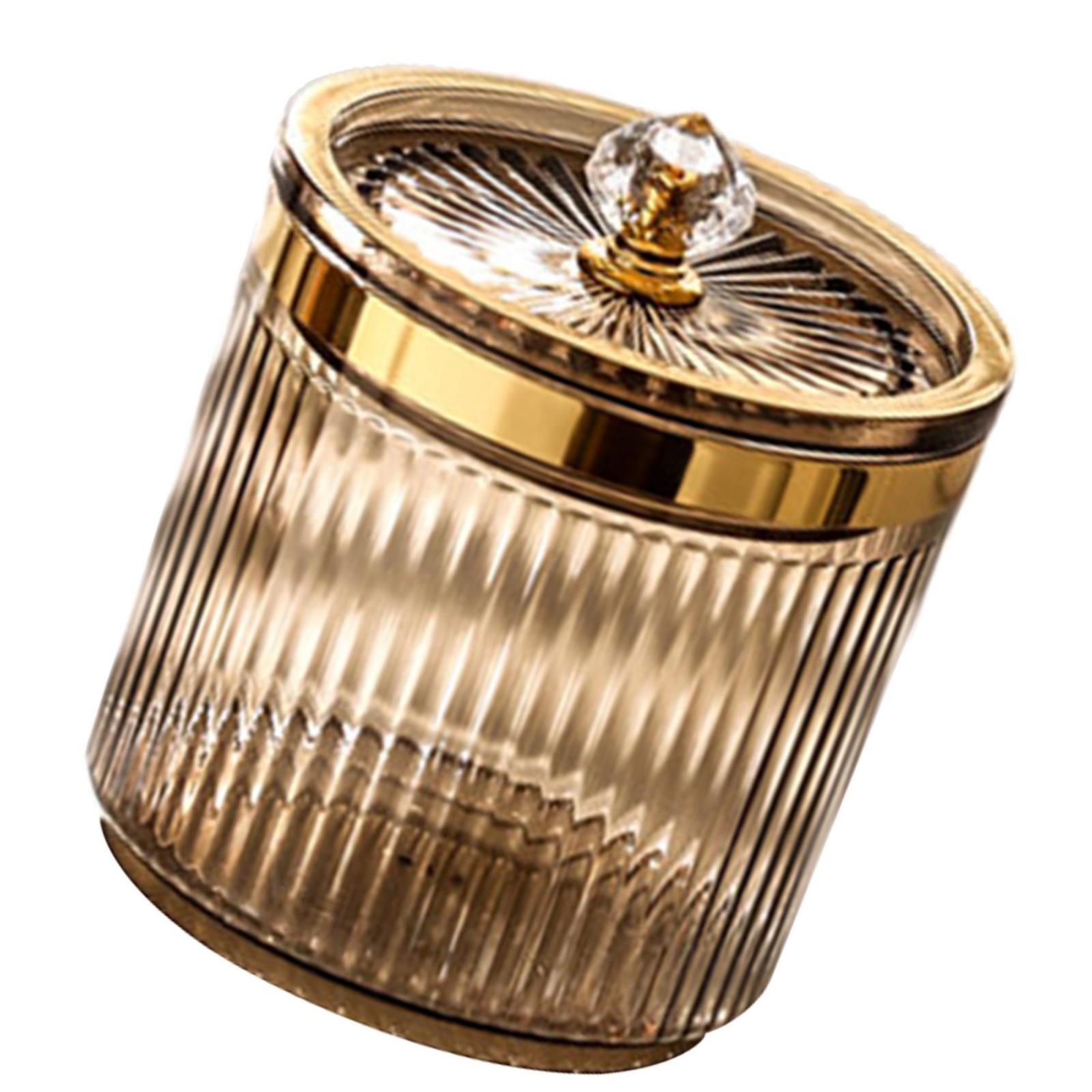 

Прозрачный органайзер для зубочисток и макияжа для ватных палочек и мелкой косметики. Эффективные принадлежности для организации ванной комнаты 2