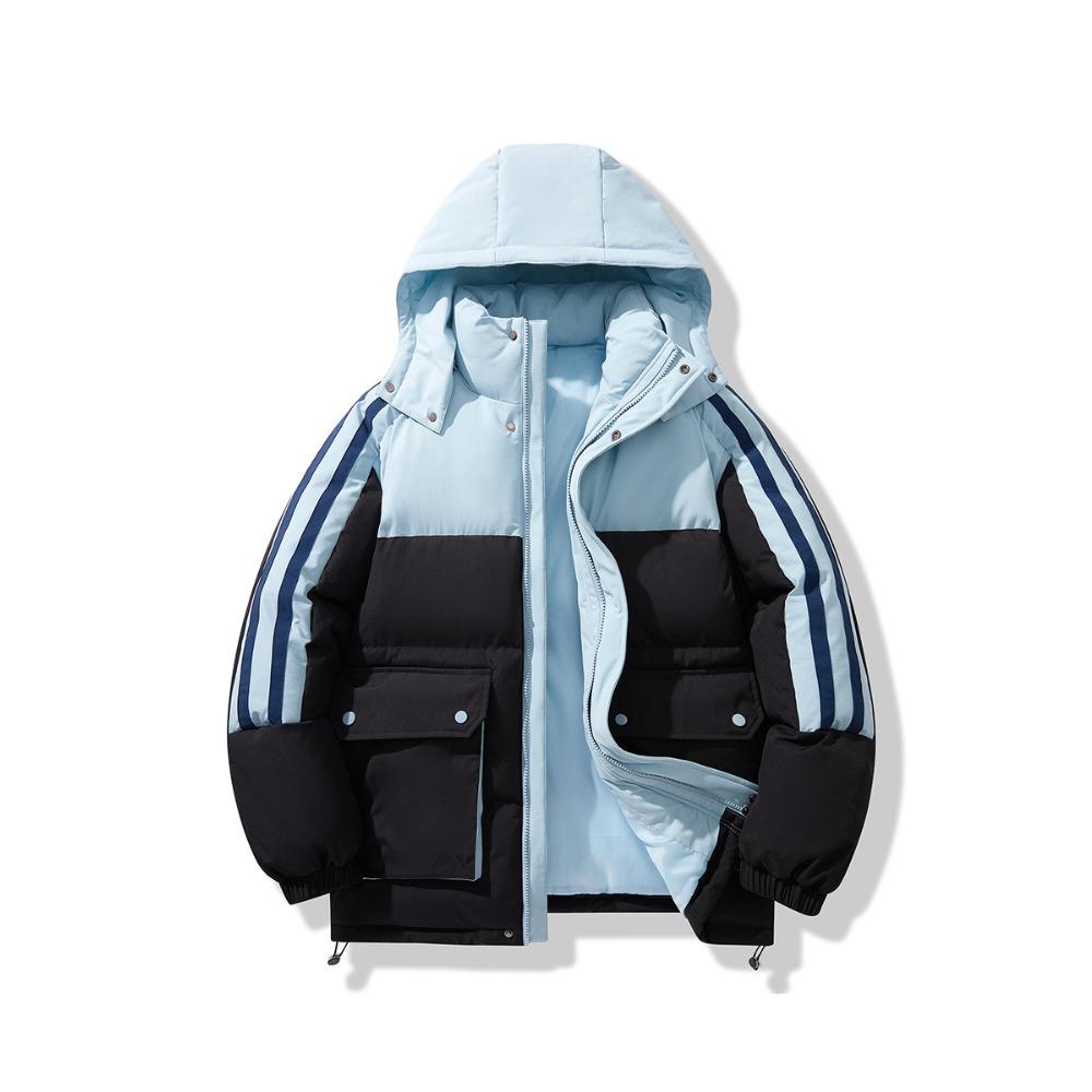 

Новый модный бренд одежда с капюшоном на хлопковой подкладке мужская трендовая свободная утолщенная теплая корейская версия американская одежда-пуховик 4XL