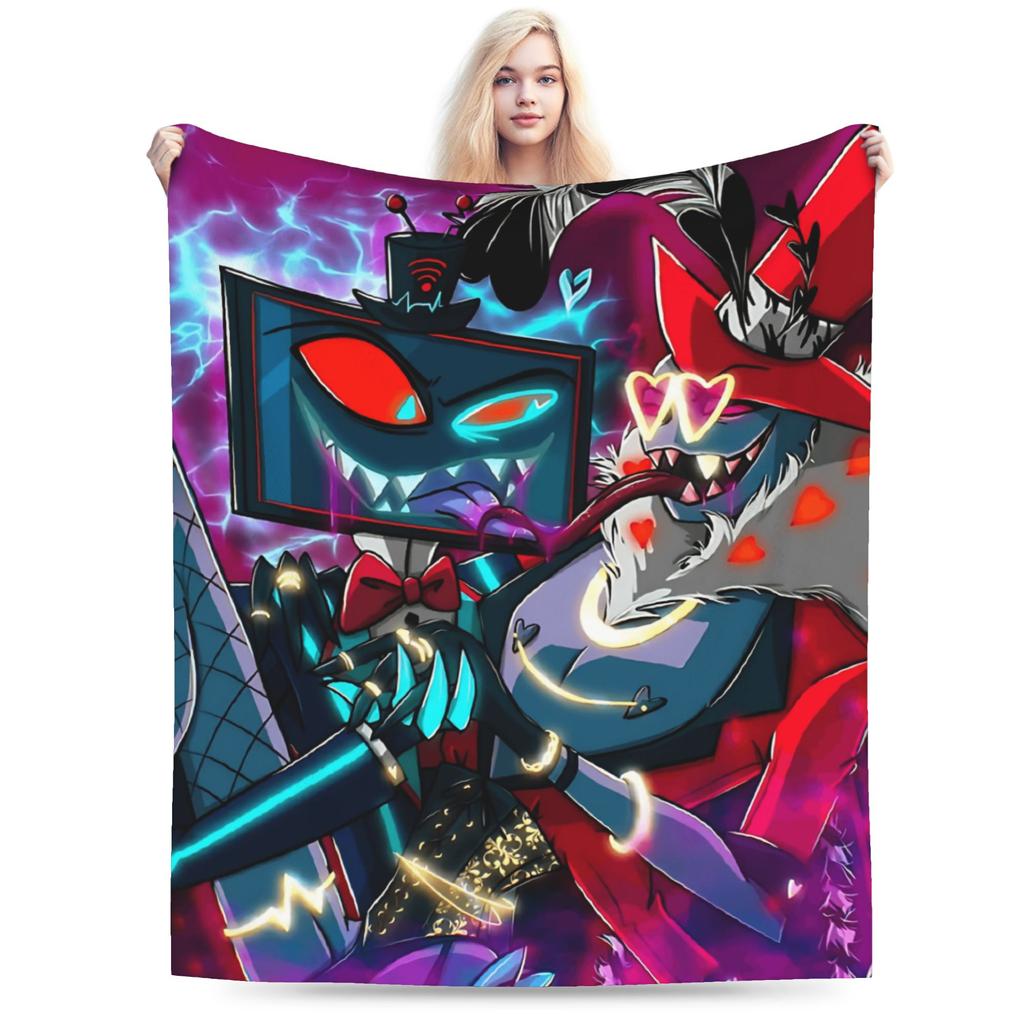Vox  Blanket Hazbines Hoteles Warm Funny Plush Bedding Throws For Kids Living Room Flannel Bedspread Bed Cover