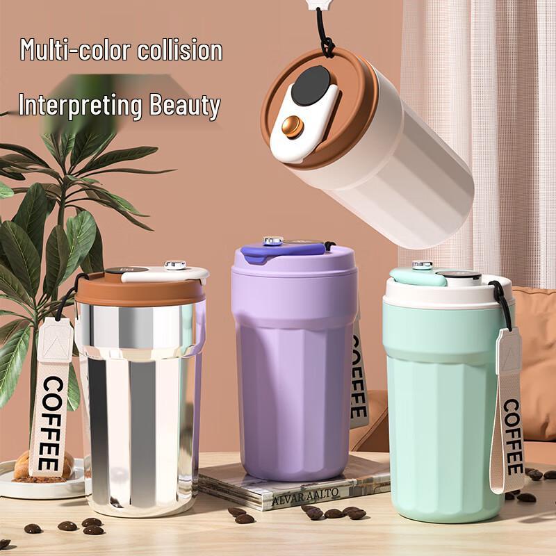 Portable Insulated Stainless Steel Coffee Mug