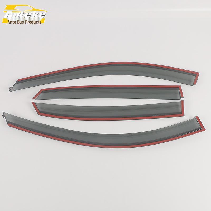 Wuling 23 Bingo Rain Deflectors: 3D Stainless Steel Bright Strip Rain Shield Trim Accessories.