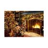 Christmas Fireplace Photography Backdrop Xmas Tree Stocking Photo Background Props for Holiday Family Portrait Studio Shoot Video Party Decor