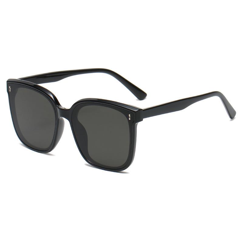 High-End Unisex UV Protection Korean Style Sunglasses for Men – Trendy, Large Frame for Slimming Effect
