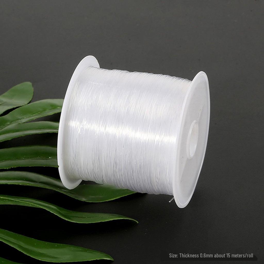 Transparent Non-Elastic Crystal Beading String for Jewelry Making