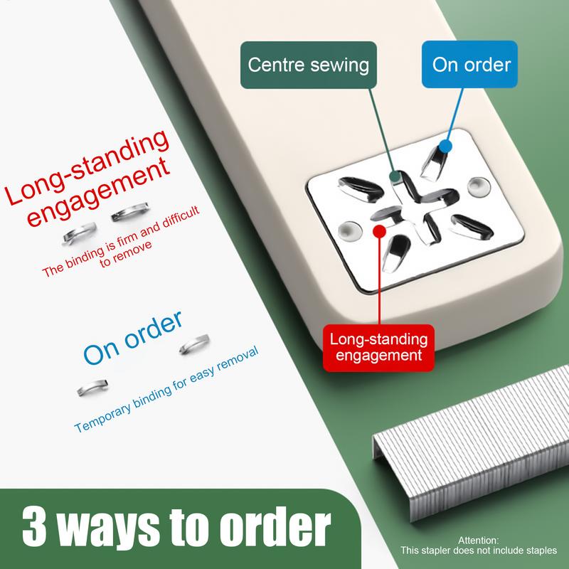 360 Degree Rotate Desk Staplers for Office Stationery School Home for Booklet Or Book Binding, for Binding 50 Pages