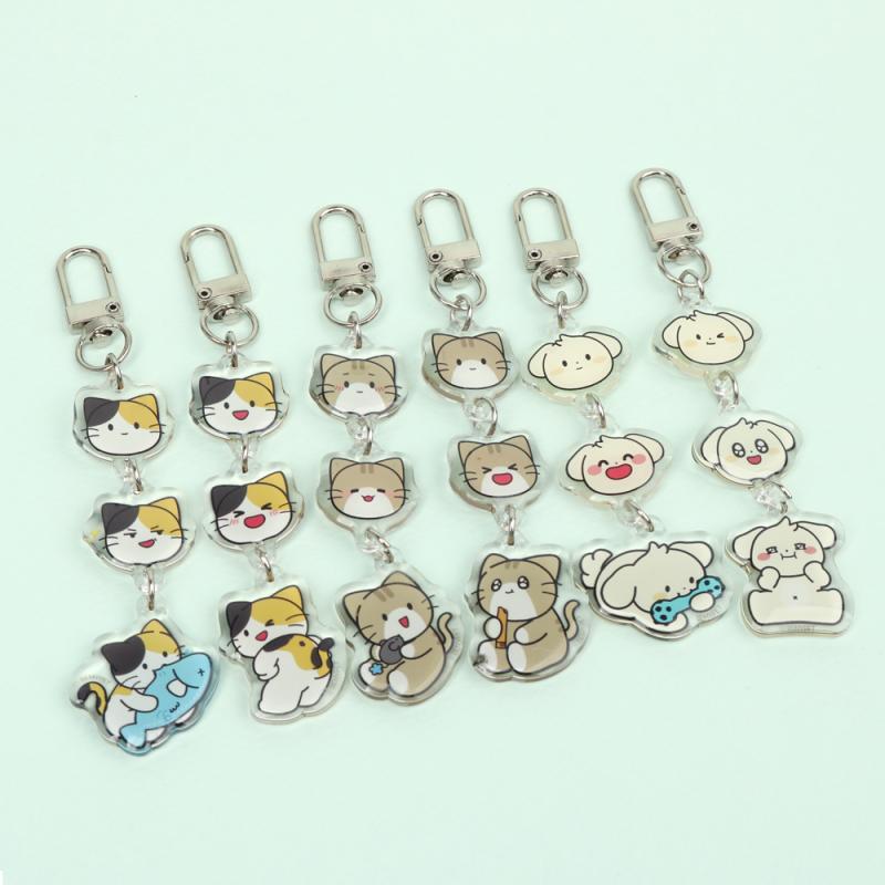 

Bimaipet Mobile Acrylic Keyring (6 types) Happy Lily