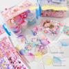 Handmade DIY Keychain Making Kit Handwork Guka Sticker Set DIY Keyring  Kids Toys