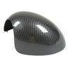 2 Pcs Door Side Rearview Mirror Cover Cap Carbon Fiber Style Left Right Wing Cover for R55 R56 R57 R58 R59 R60 R61