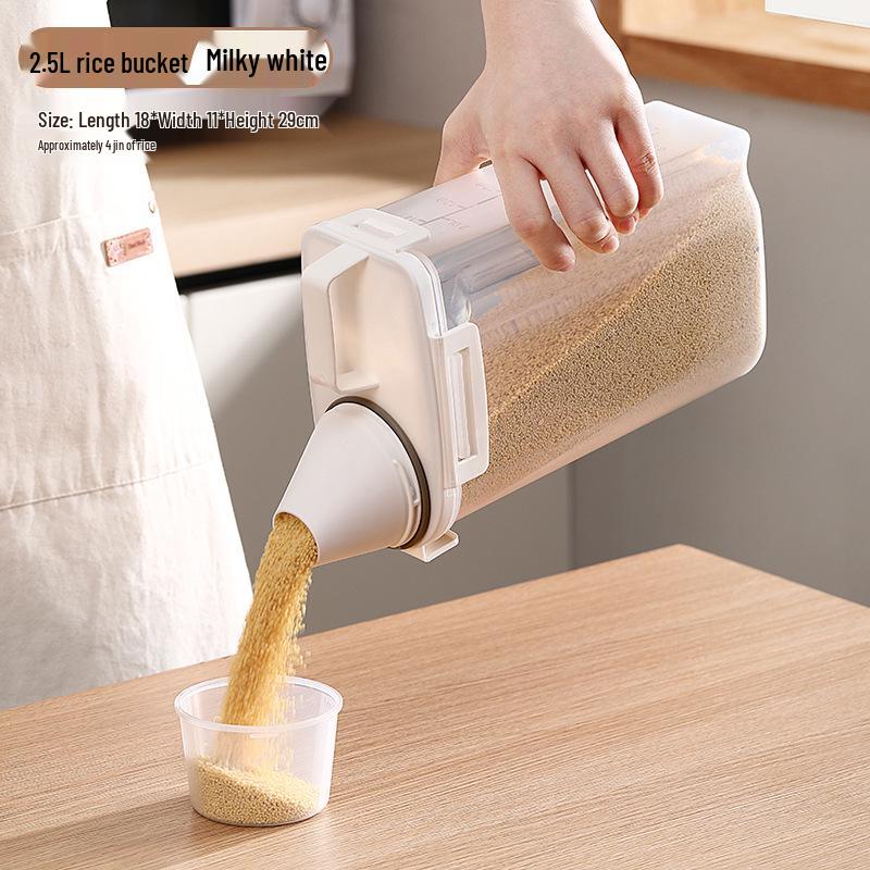 Plastic Laundry Detergent Storage Buckets with Lid, Moisture-Proof and Handle - Available in Large and Small