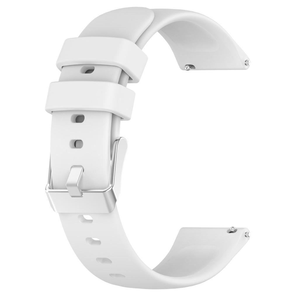 Glossy Solid Color Strap for Huami Amazfit GTS4 Mini (20mm)