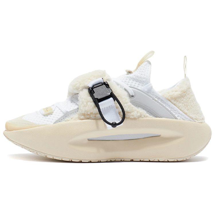 Li Ning Casual Shoes Women's Low Top White/Gray/Black AGBR070-1