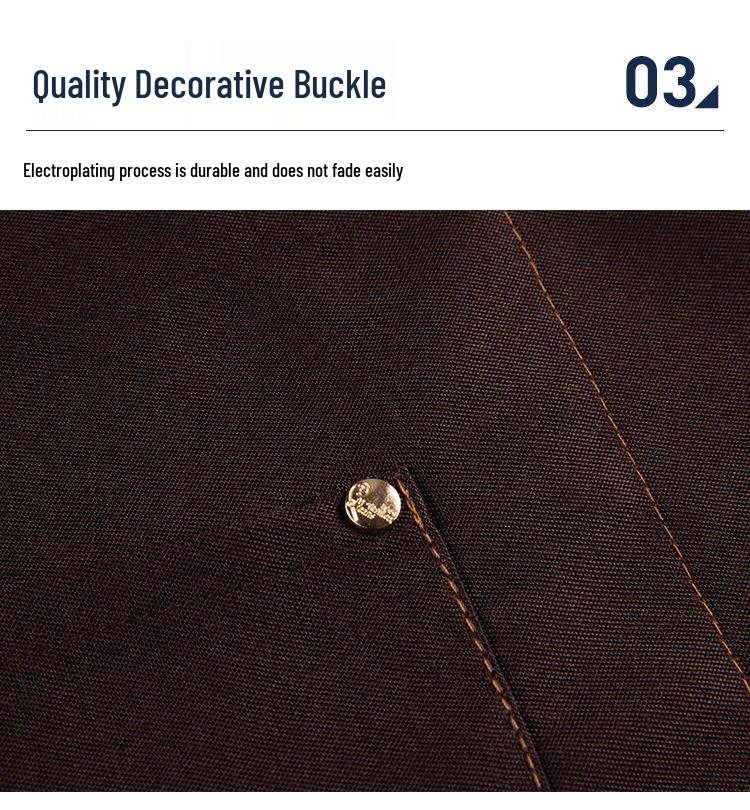 Durable, Waterproof Apron for Coffee, Milk Tea, Nail Salon & Cake Shops