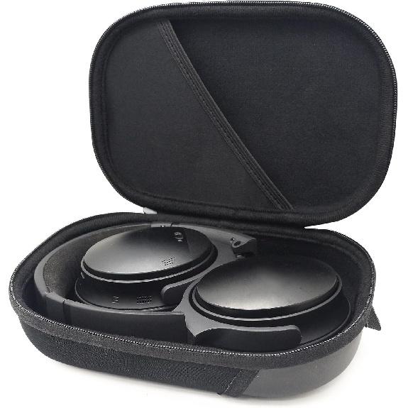Harde Koffer voor Bose QC15/QC35/QC25/QC45/QC45SE/QC SE, Vervangende Koffer voor Draadloze Noise-Cancelling Koptelefoon met Kabelopslag