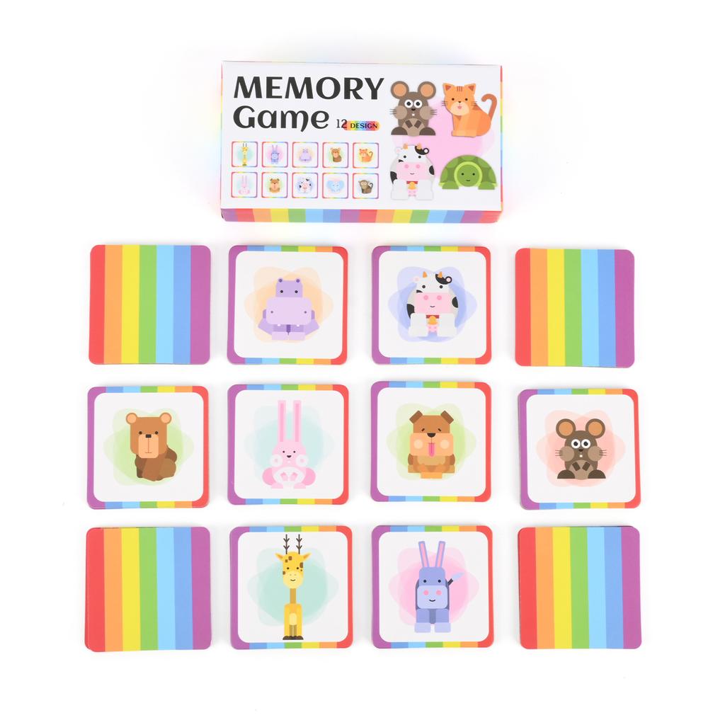 Memory Matching Game Cards, Brain Training Toys, Family Interactive Board Game, Kids Party Card Game