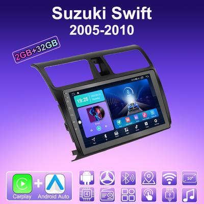 Autoradio 2 DIN Android Carplay Per Suzuki Swift 2005-2010 Lettore Multimediale Unità Principale Stereo Navigazione GPS BT WIFI 2+32GB