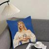 A-Aurora Aksnes Singer Cushion Cover Reversible Plush Pillow Cover – For car, sofa, bedroom, perfect as a gift.