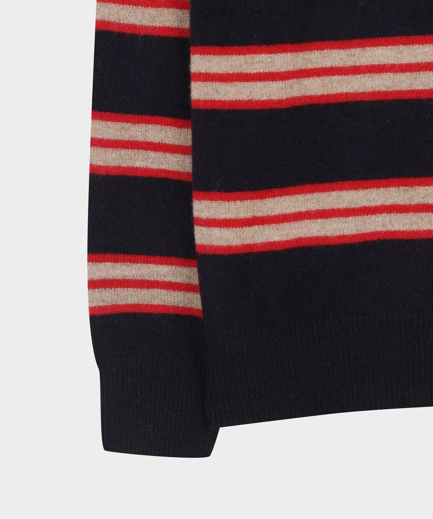 BROOKS BROTHERS Wool Striped Crewneck Sweater (Multi) (Bbwrmmf401)