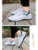 2024 Spring Men's Korean Style Lightweight Leather Casual Running Shoes - Wear-resistant, Low-top Design