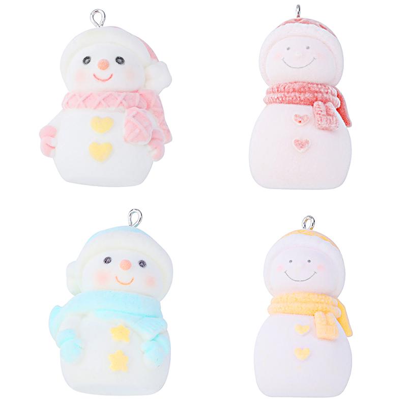 

1 шт. милые аксессуары для самостоятельного изготовления ключей пряжка для ключей сорванный снеговик 3D снеговик повесить сумку