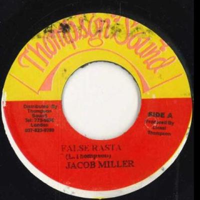 7inch Record JACOB MILLER - False Rasta Thompson Sound 1979 Jamaica Reggae, Ska & Dub