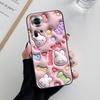 For Oppo Reno 11 5G Case CPH2599 Fashion Soft Silicone Back Cases for Oppo Reno11 Pro Reno 11F Reno11 F Phone Cover etui Fundas