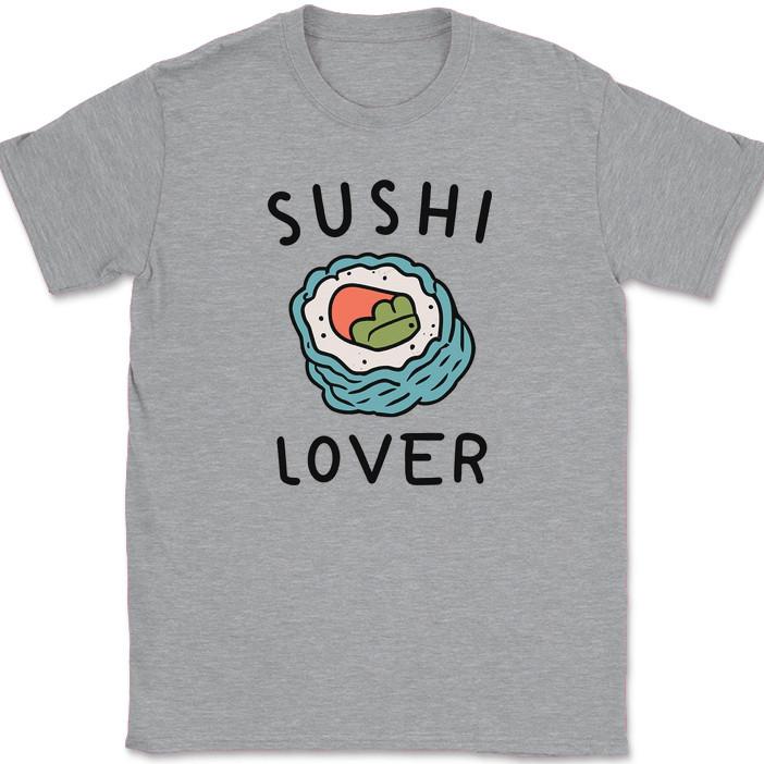 

Sushi Lover T-Shirt Funny Roll Japan Food Rice Cute Humor Graphic Tee 3XL