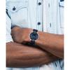 Coach Elliot Men's Watch Navy Genuine Leather Water-Resistant Artistic Minimalist Classic Design