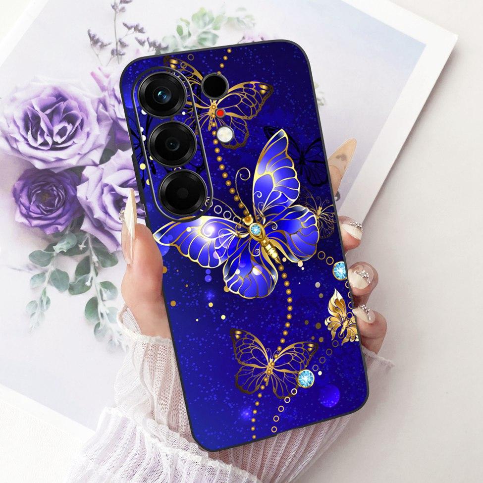 For Tecno CN5 Case For Tecno Camon 50 4G Cover Fashion Butterfly Cute Cat Cool Painted Soft Phone Casing For Techno Camon50 4G