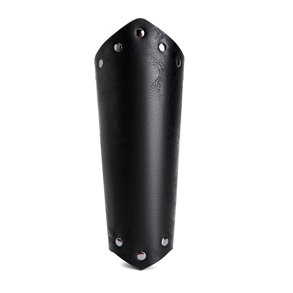 2Pcs Medieval Embossed Vintage Bracers, Knight Faux Leather Arm Guards, Cosplay LARP Stage Costume Accessories Wrist Protectors