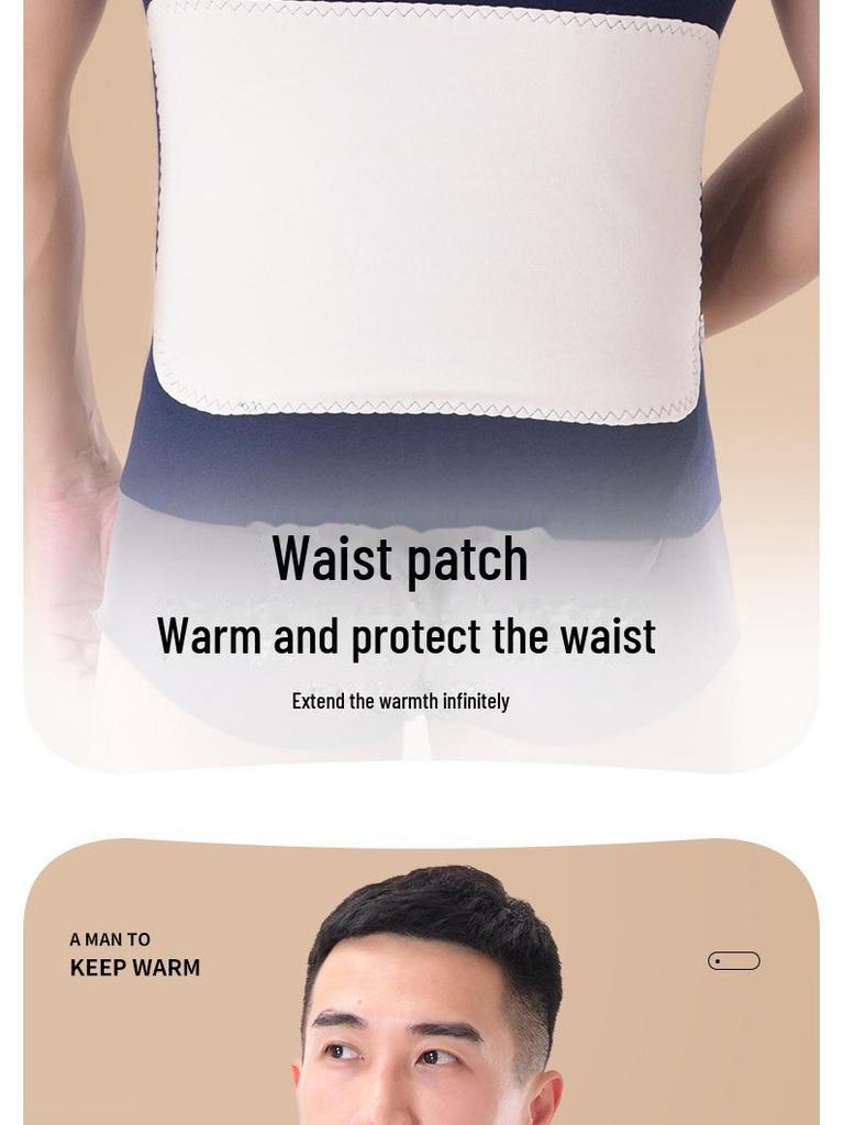 Men's Double-Sided Brushed Velvet Warm Vest with Heating Patches